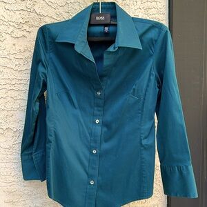 Banana Republic stretch dress shirt size small